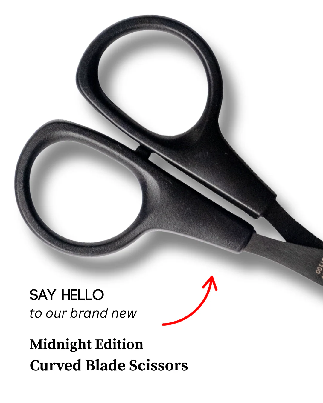 4.75" Midnight Edition Curved Blade Scissors - Image 3