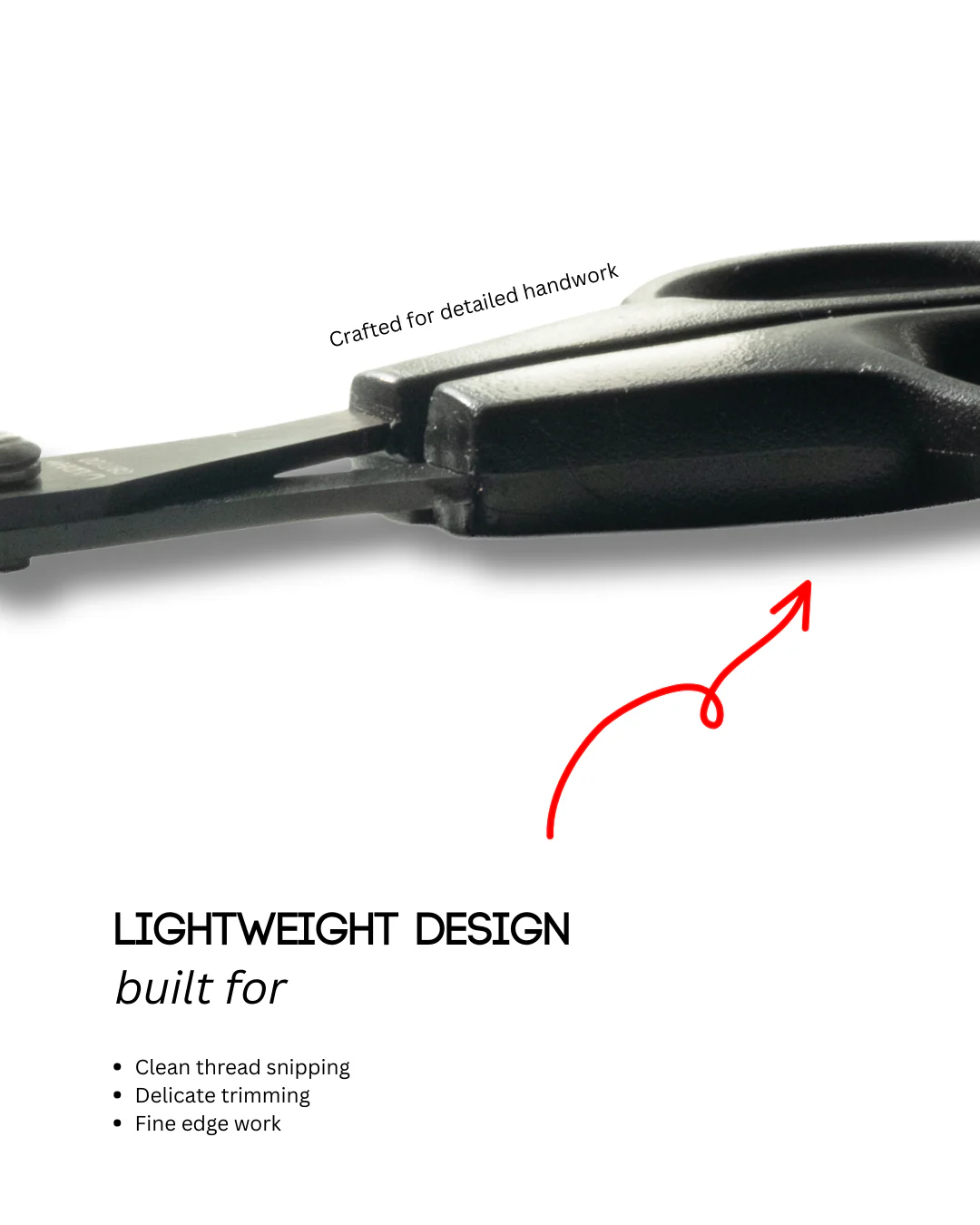 4.75" Midnight Edition Curved Blade Scissors - Image 5