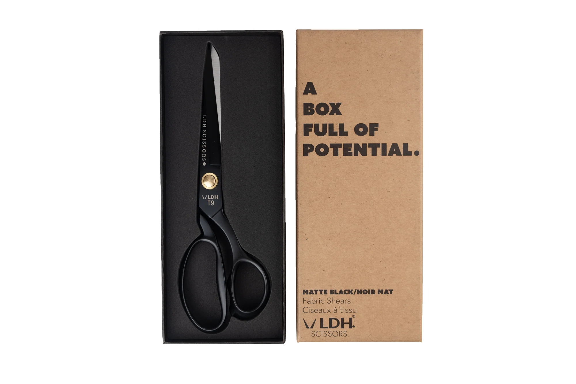 9.5" Matte Black Fabric Shears - Image 4